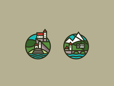 Town Badges