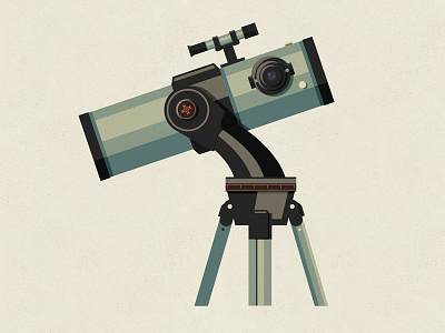 My MEADE-2114 astronomy illustration meade telescope