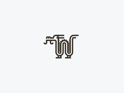 Tatsu branding dragon logo mark