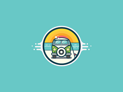 Summer Sticker by OreskovicDesign on Dribbble