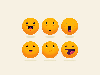 Emojis set emoji icons illustration