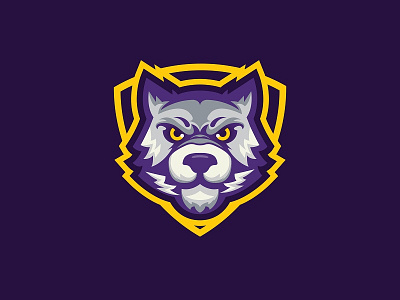 Volk branding jersey logo mascott sports wolf