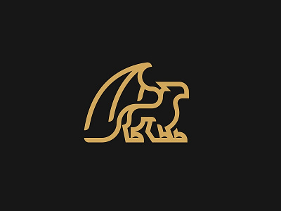 Gryphon branding griffin gryphon logo mark