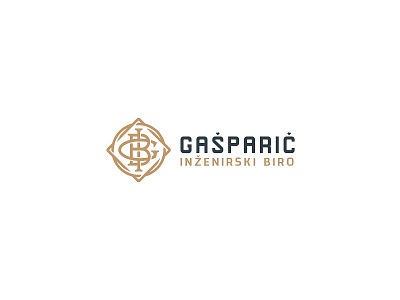 Gasparic branding logo monogram