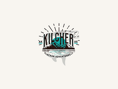 Kilcher ocean adventures alaska branding logo