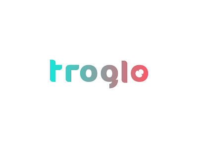 Troglo wordmak bacteria branding logo medicine std wordmark