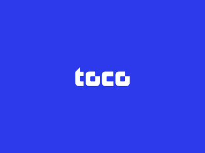 Toco brand custom service software wordmark