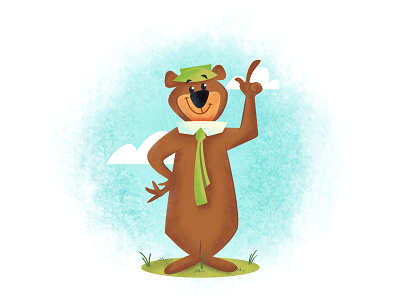 Smarter than the average bear:) affinity bear illustration yogi