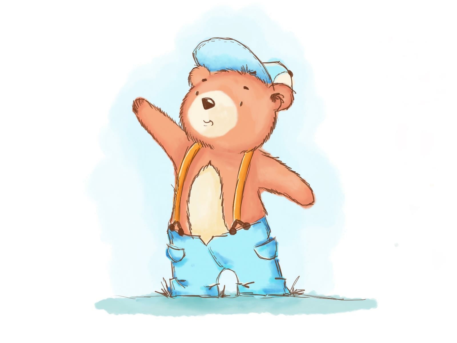 Bear illustration by OreskovicDesign on Dribbble