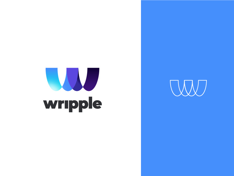 Wripple by Bojan Oreskovic; Logo design, Illustration on Dribbble