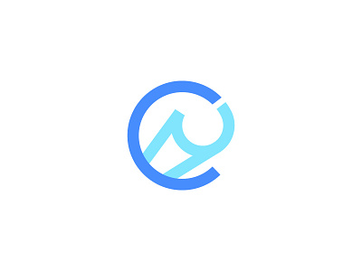 C + paper branding c lettermark logo mark monogrma paper role