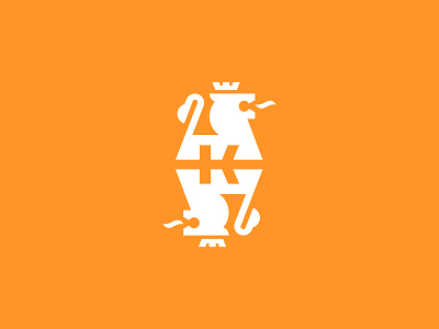 Kingdom accounting brand branding crown icon illustration k letter lion logo mark tax