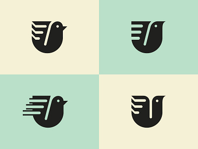 Bird+U+Books bird brand branding educational emblem illustration letter logo mark monogram school u