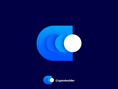 CryptoInsider ver.2 brand branding c crypto icon letter logo mark monogram