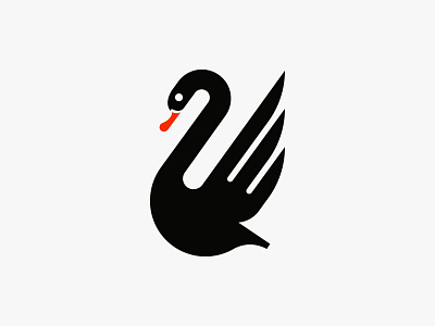 Swan bird brand branding icon illustration logo mark swan