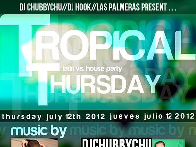 Tropical Thursdays Flyer