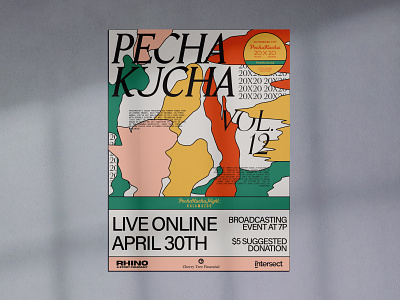 Pecha Kucha Poster branding design illustration poster poster art typography