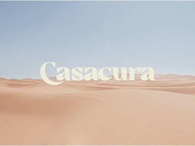 Casacura logo branding design logo poster typography