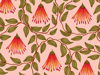 Retro Style Floral Pattern