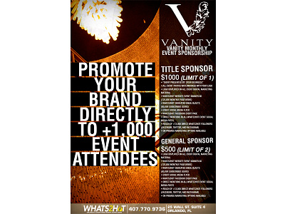 Event Sponsor Guide flyer guide media print