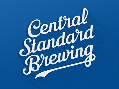CSB Royals Script baseball beer brewery lettering royals script type wichita