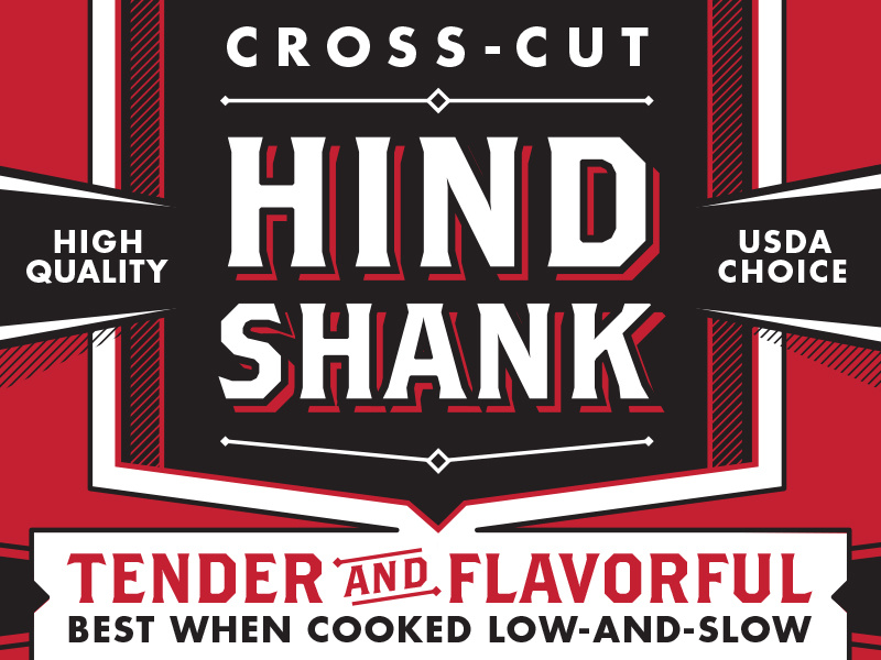 Hind Shank Label by Devin Brown on Dribbble
