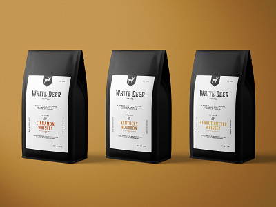 White Deer Coffee Packaging branding brandingdesign coffee branding coffee shop coffeebrand coffeebranding coffeelogo coffeeshop design packagingdesign