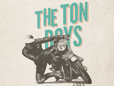 The Ton Boys caferacer cool hipster motorcycle retro vintage