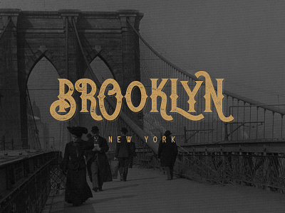 Brooks Brothers Typeface brooklyn font free graphicdesign lettering logo retro typeface typo vintage