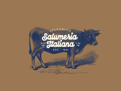 Salumeria Italiana Identity adventure bold butcher cursive font hunter identity lettering meat script typeface vintage