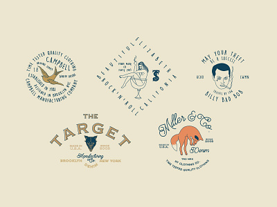 Hipster Logo Templates cool editable fox hipster logo old tattoo templates vintage wolf