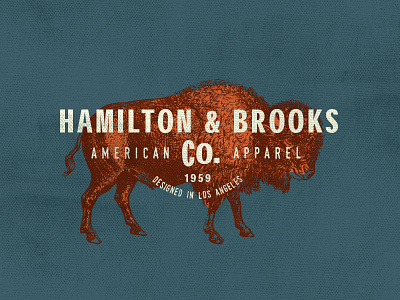 Vintage Logo Templates apparel bison branding buffalo clothing design graphic logo tag templates vintage