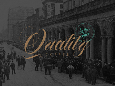 Quality - Flourish Typeface coffee cursive flourish font quality retro script spencerian typeface vintage