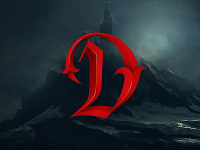 Dracula d design dracula graphic identity logo type typo typography