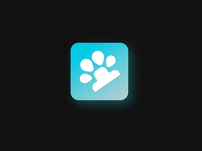 Pet Healthcare App Icon app branding design flat icon logo ui vector