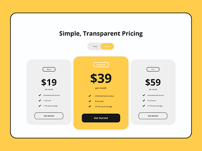 Pricing Page