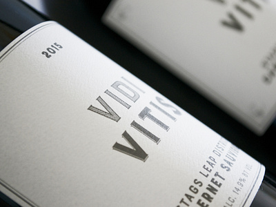 VIDI VITIS Napa, Stag's Leap Cabernet Sauvignon Wine Label cabernet design package design packaging wine label