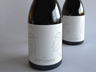 Antonym 2017 Vintage Wine Label