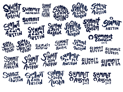 Summit Logo Explorations explorations github logo logo design logos sketch sketches summit