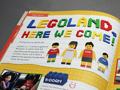 Legoland magazine layout color lego legoland magazine toy