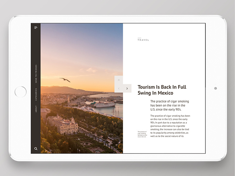 Articolo Ipad app | read ui ipad app interface design articles