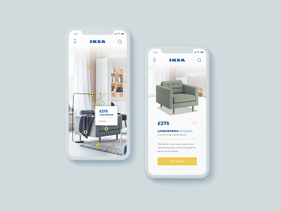 Ikea Shopping Concept concept interface ios product shopping app ui