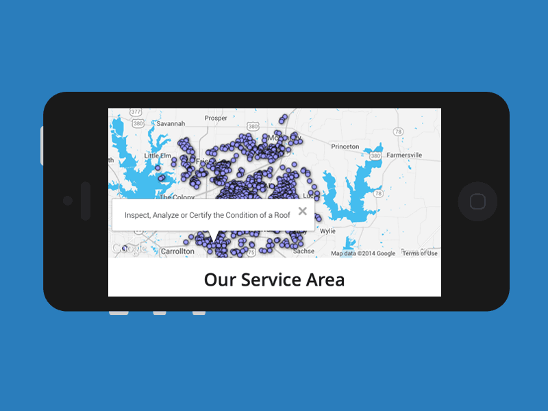 Interactive Map Animation animation app blue clean design map minimal responsive