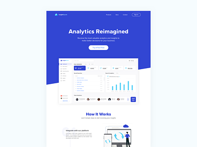 Analytics App Website