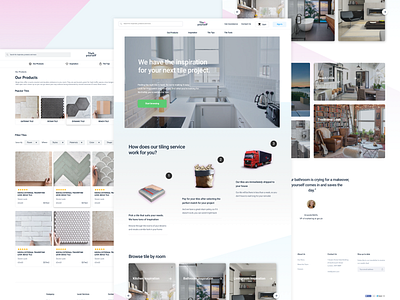 E-commerce design for a tile company ecommerce ui ux ux ui design uxdesign webdesign