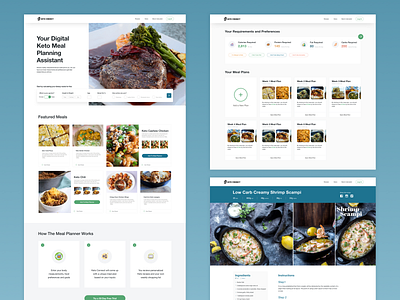 Meal Planning Web App Design