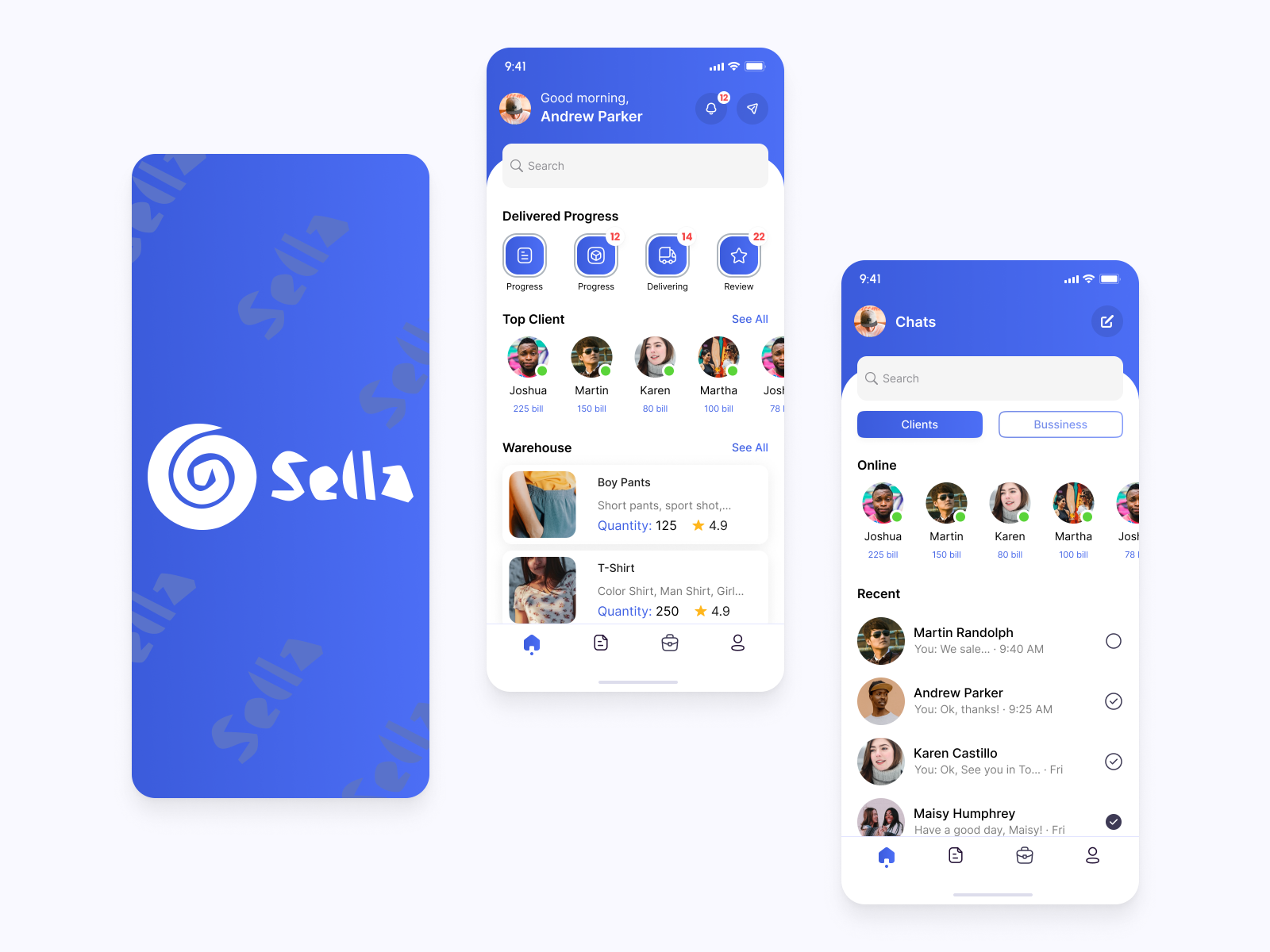 Sella - App For Seller Management by Gia Thịnh Nguyễn on Dribbble