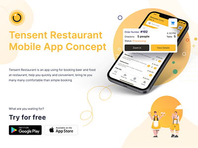 Concept Order App Booking