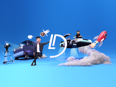 LD Studios 3d animation 3d art animation art branding design digital graphic design
