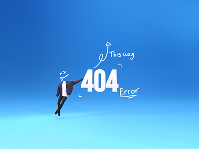 404 Error 3d animation art branding digital drawing illustration painting photoshop vector